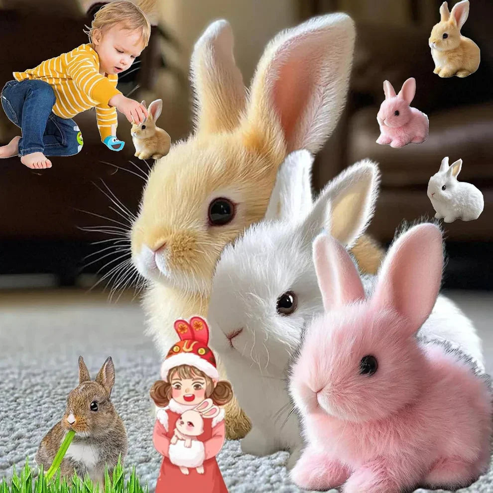 Ugráló és futkározó nyuszi, amely rengeteg örömet és szórakozást hoz a gyerekeknek 🎀