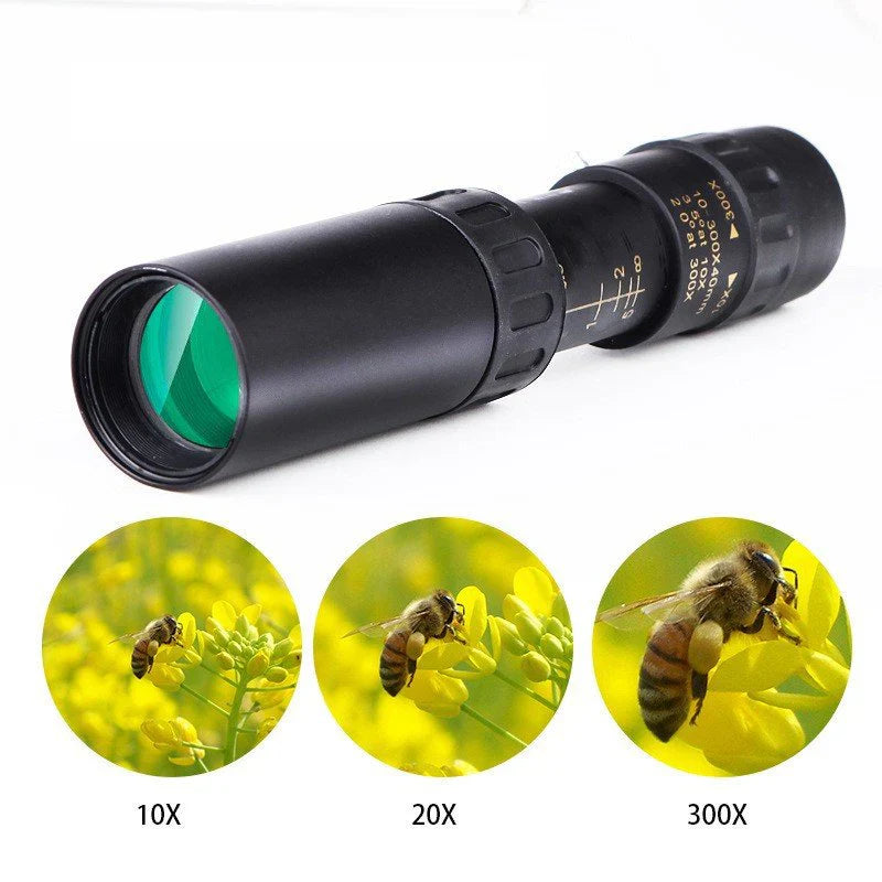 10–300× zoom HD hordozható, nagy teljesítményű távcső hosszú távú megfigyeléshez, kifejezetten égitestek és csillagképek megfigyelésére tervezve