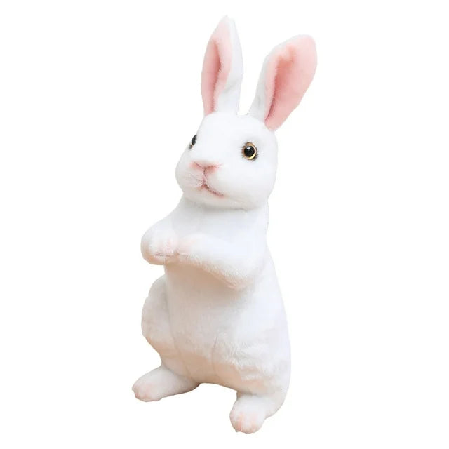 Hoeurva élethű plüss nyuszi 🐰 – aranyos, puha és megnyugtató társ a nyugodt alváshoz, a legjobb ajándék babáknak