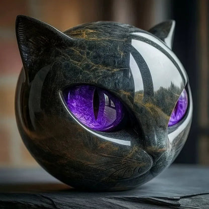 [🎉Tagoknak exkluzív ajánlat]🖤 Fekete macskaszobor, amely szerencsét hoz az otthonodba.