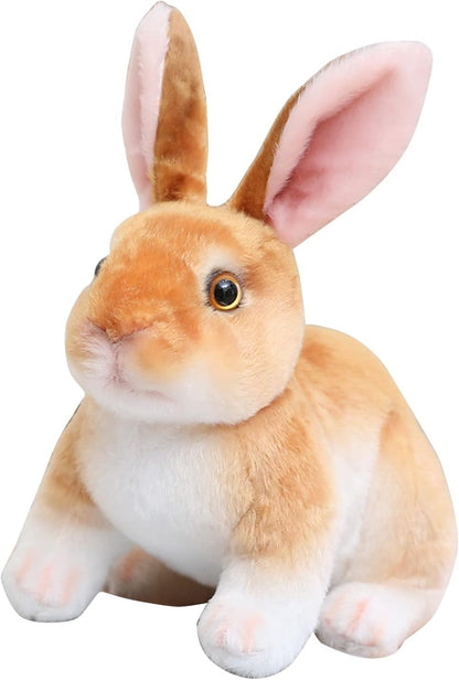 Hoeurva élethű plüss nyuszi 🐰 – aranyos, puha és megnyugtató társ a nyugodt alváshoz, a legjobb ajándék babáknak