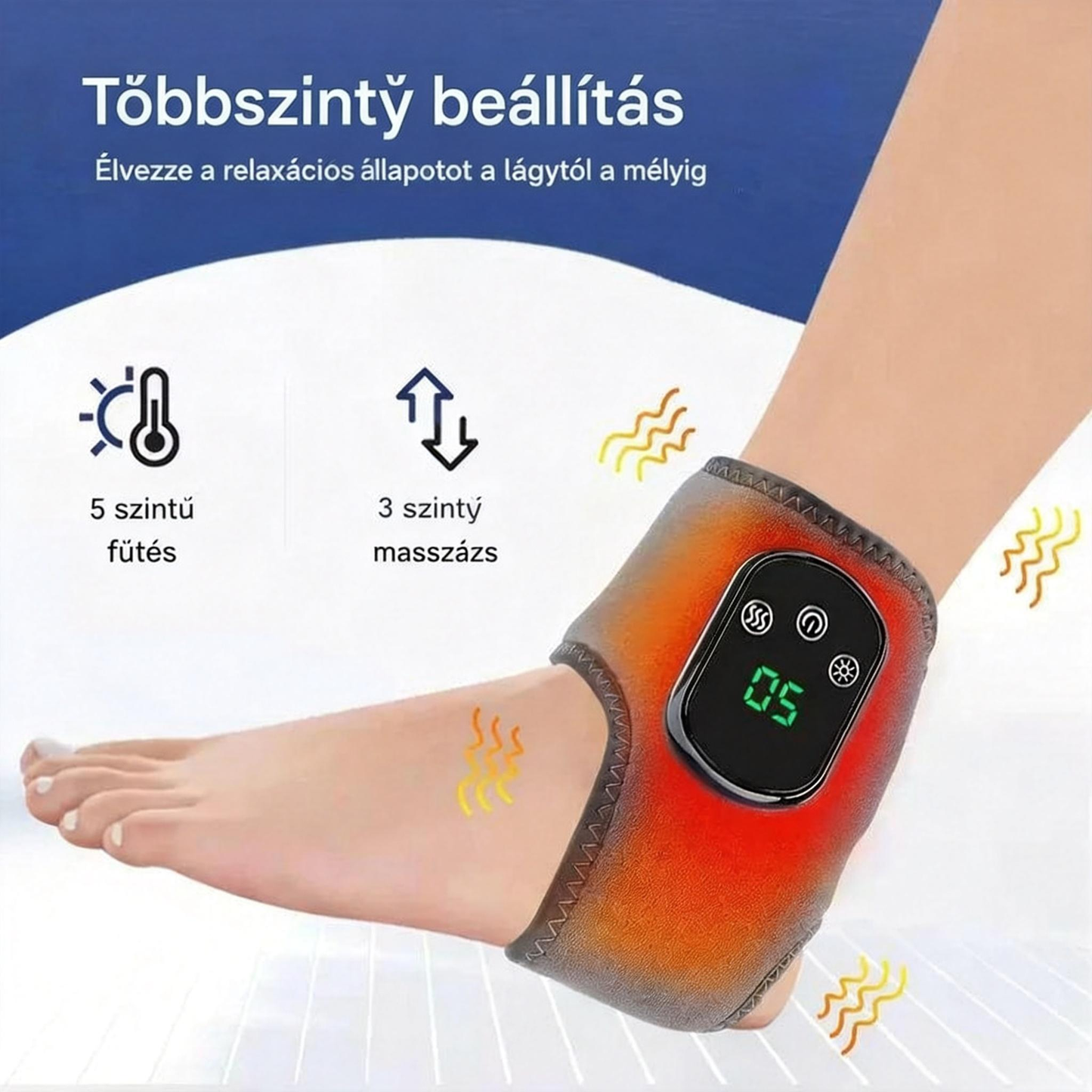 Ergonomikus lábmasszírozó készülék – Fájdalomcsillapító, kényeztető élmény otthonra ✨ A második darab most féláron!