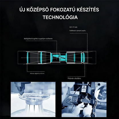 10–300× zoom HD hordozható, nagy teljesítményű távcső hosszú távú megfigyeléshez, kifejezetten égitestek és csillagképek megfigyelésére tervezve