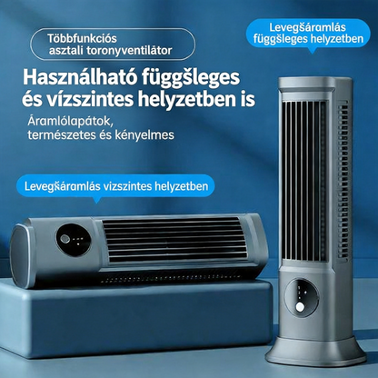 Hordozható mini ventilátor – Vegyen egy másodikat 50% kedvezménnyel, és élvezze a frissítő hűsítést bárhol!