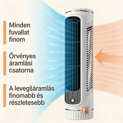 Hordozható mini ventilátor – Vegyen egy másodikat 50% kedvezménnyel, és élvezze a frissítő hűsítést bárhol!