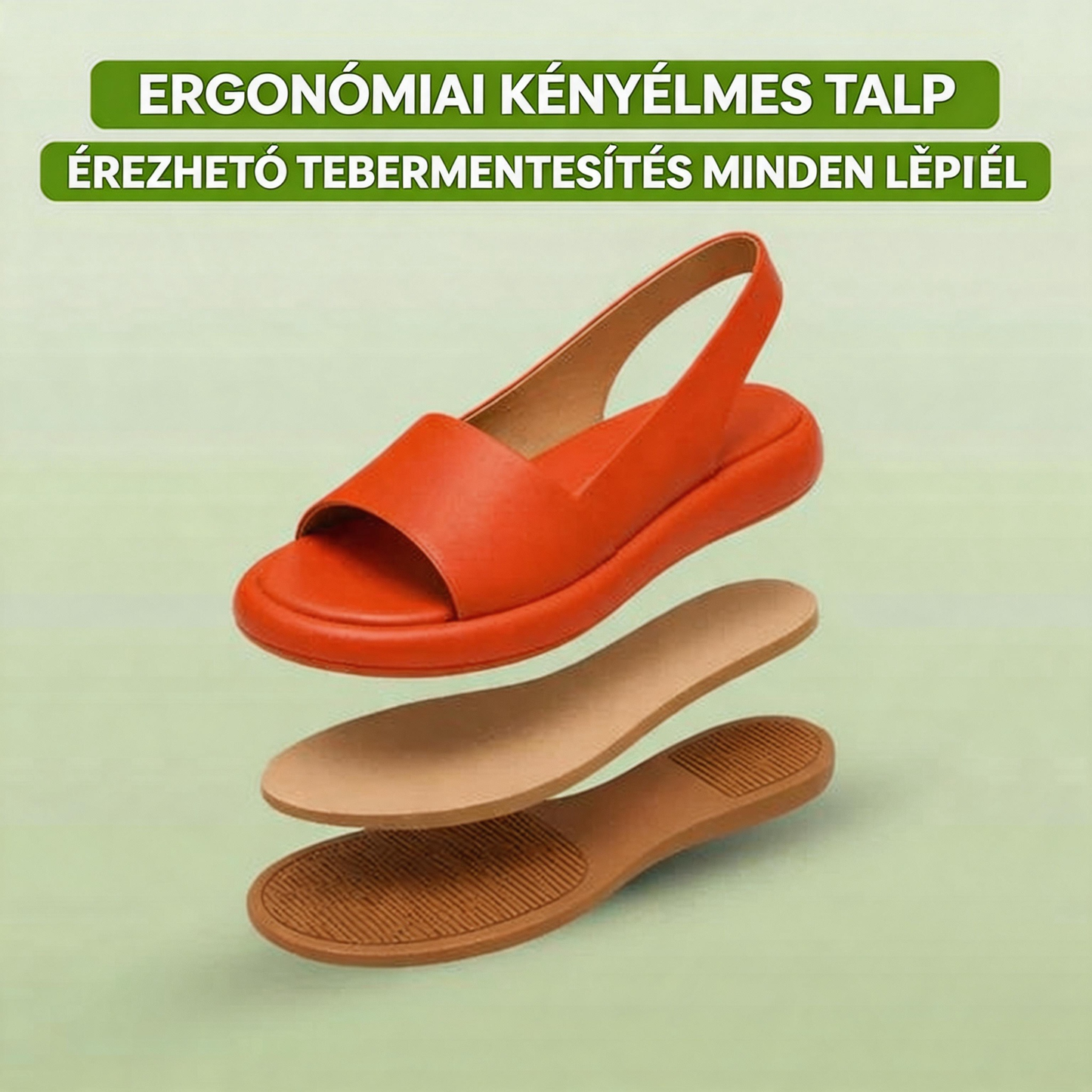 Kényelmes női szandál | ergonomikus alátámasztás