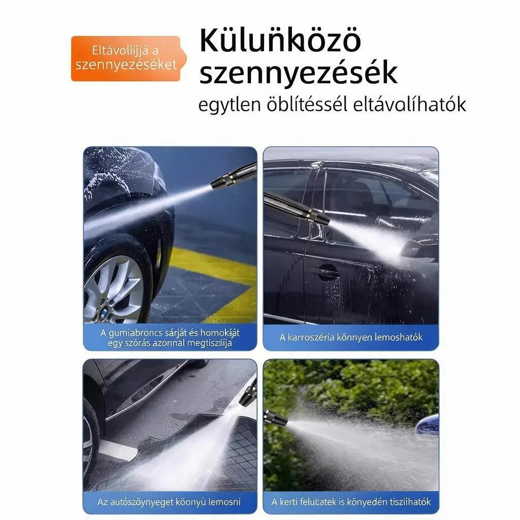 Nagy Nyomású Locsolópisztoly – Alakítsa Kerti Tömlőjét Hatékony Tisztítóeszközzé