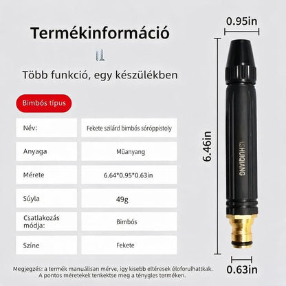 Nagy Nyomású Locsolópisztoly – Alakítsa Kerti Tömlőjét Hatékony Tisztítóeszközzé
